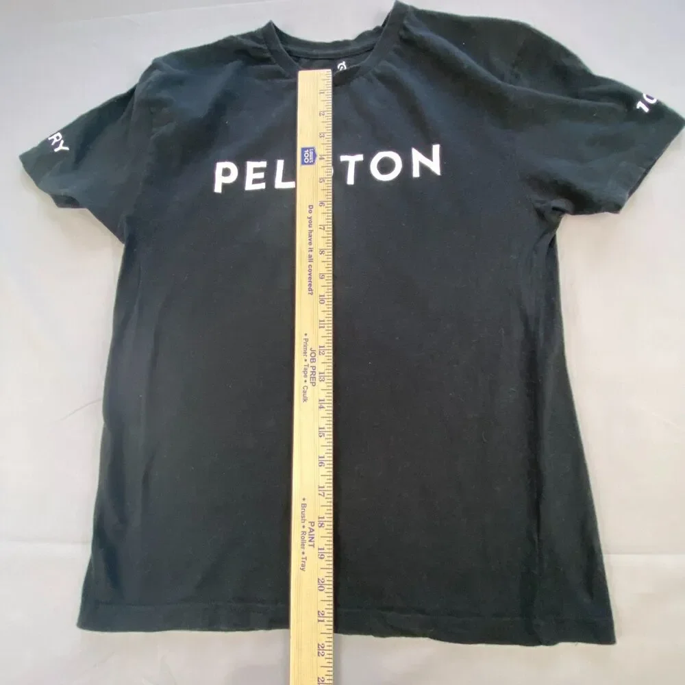 Peloton Century 100 Ride Club T Shirt Adult XS Black Short Sleeve Graphic Tee